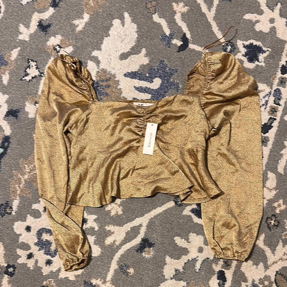 Gold Women's Top